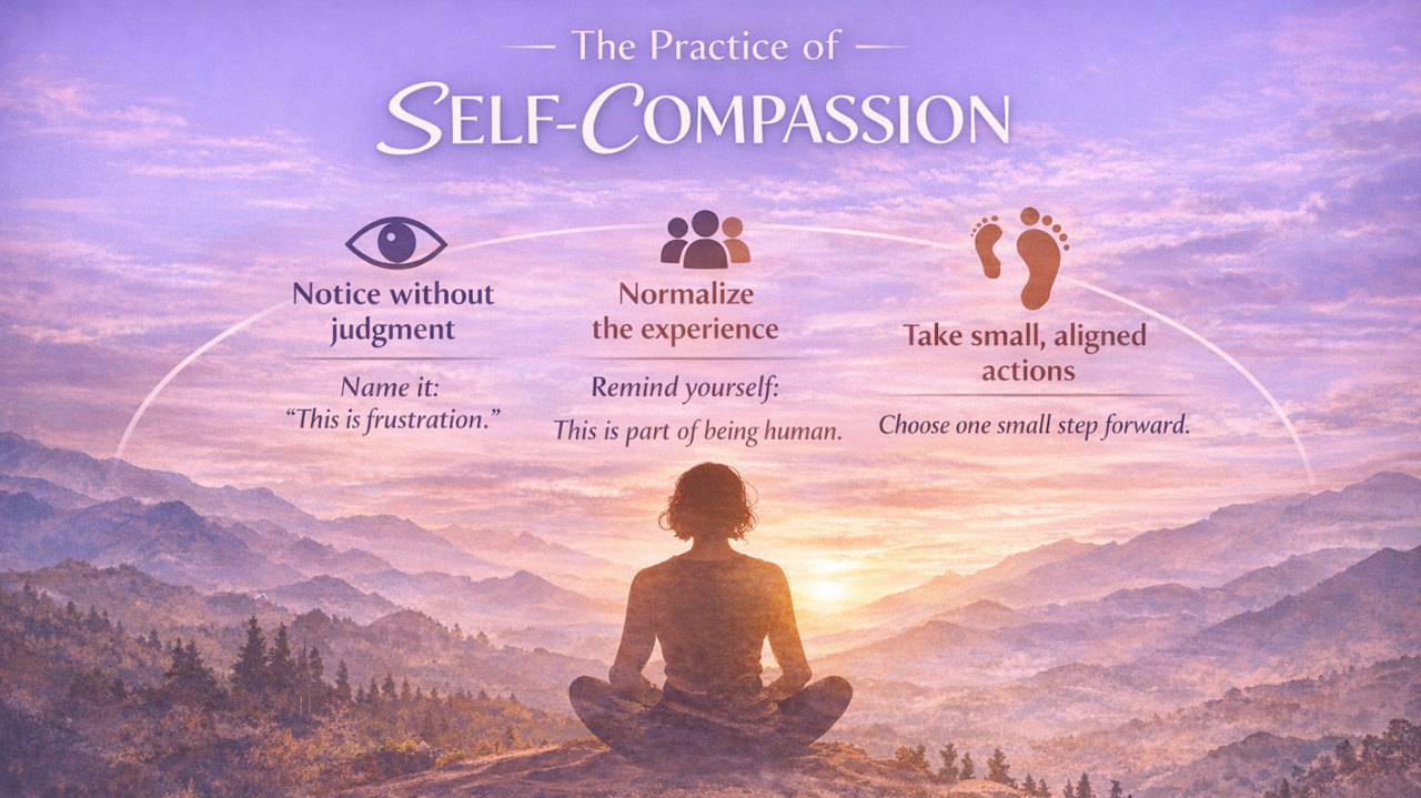 The Quiet Cost of Being Hard on Yourself